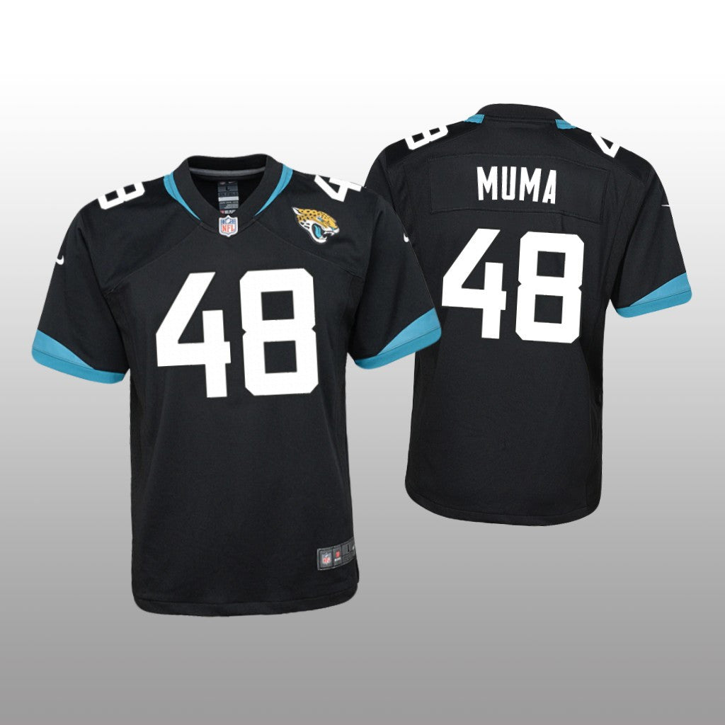 Jacksonville Jaguars Chad Muma Black Jersey Game Youth