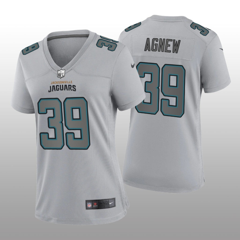 Jacksonville Jaguars Jamal Agnew Gray Jersey Atmosphere Fashion Game Women's
