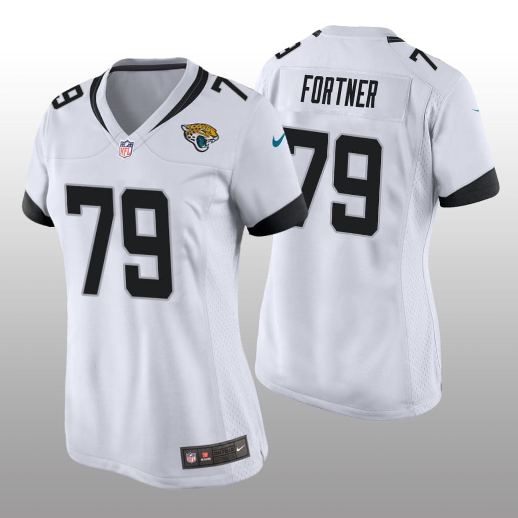 Jacksonville Jaguars Luke Fortner White Jersey Game Women's