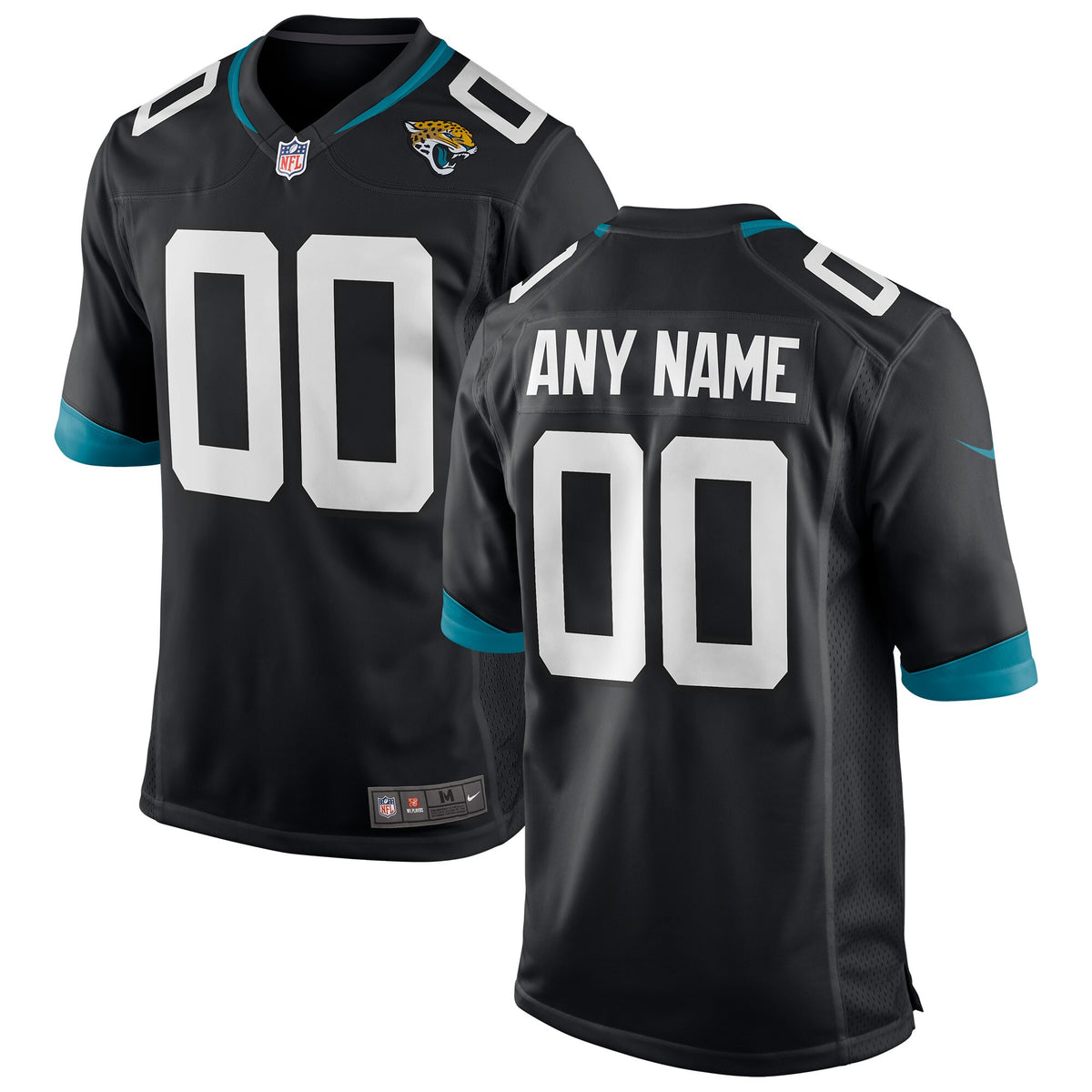 Jacksonville Jaguars Nike Youth Custom Team Color Alternate Game Jersey Black