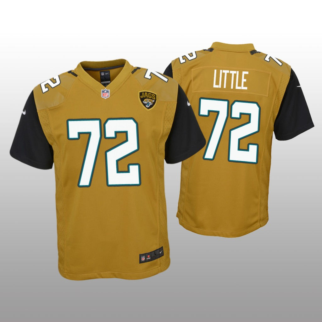 Jacksonville Jaguars Walker Little Gold Jersey Color Rush Game Youth