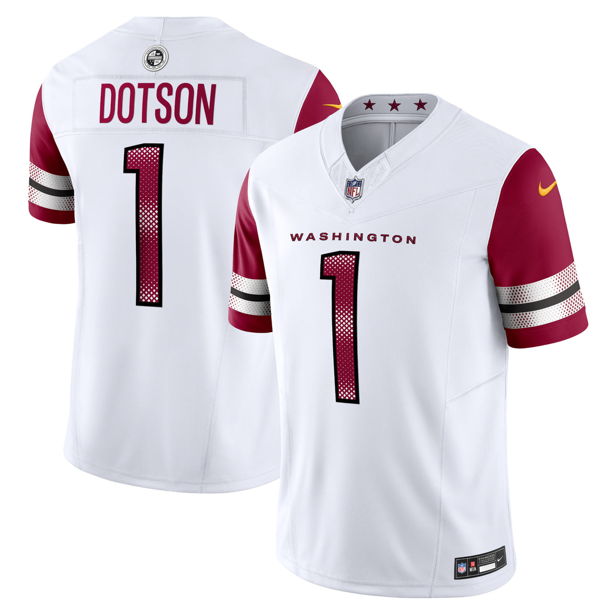 Jahan Dotson Washington Commanders Nike Vapor F.U.S.E. Limited Jersey White
