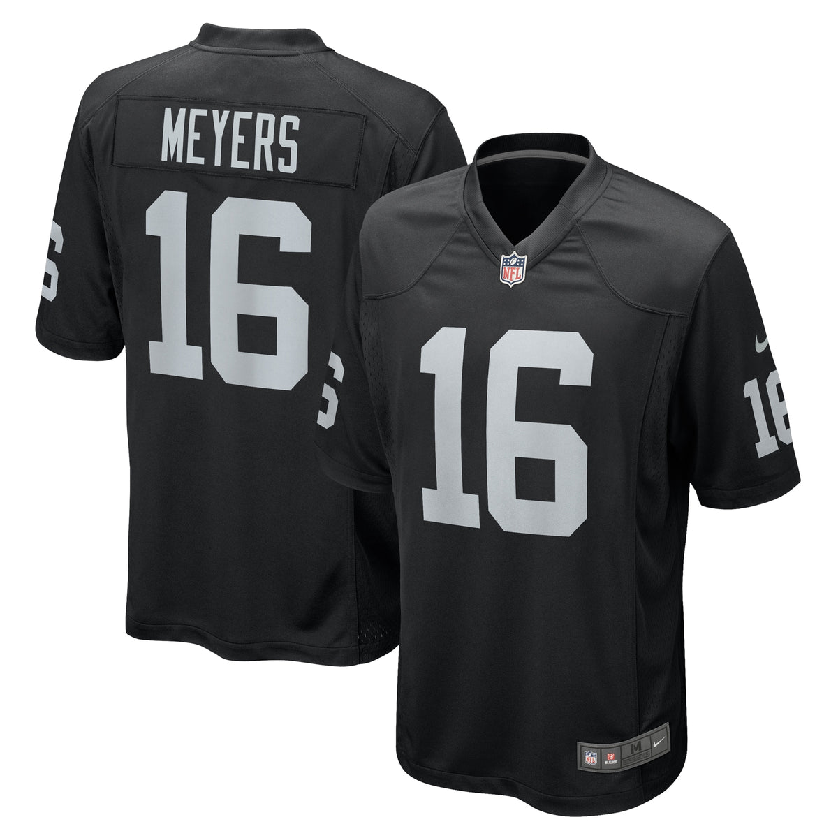 Jakobi Meyers Las Vegas Raiders Nike Game Player Jersey Black