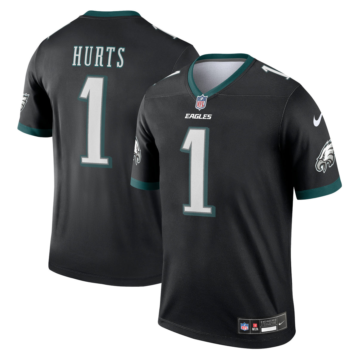 Jalen Hurts Philadelphia Eagles Nike Legend Jersey Black