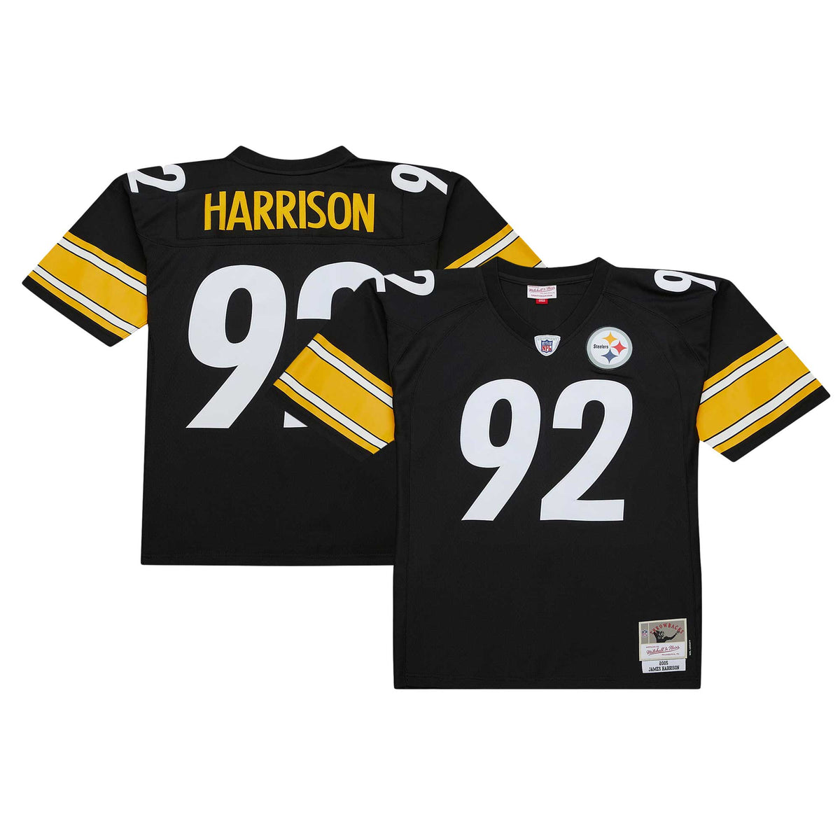 James Harrison Pittsburgh Steelers Mitchell Ness Legacy Replica Jersey Black