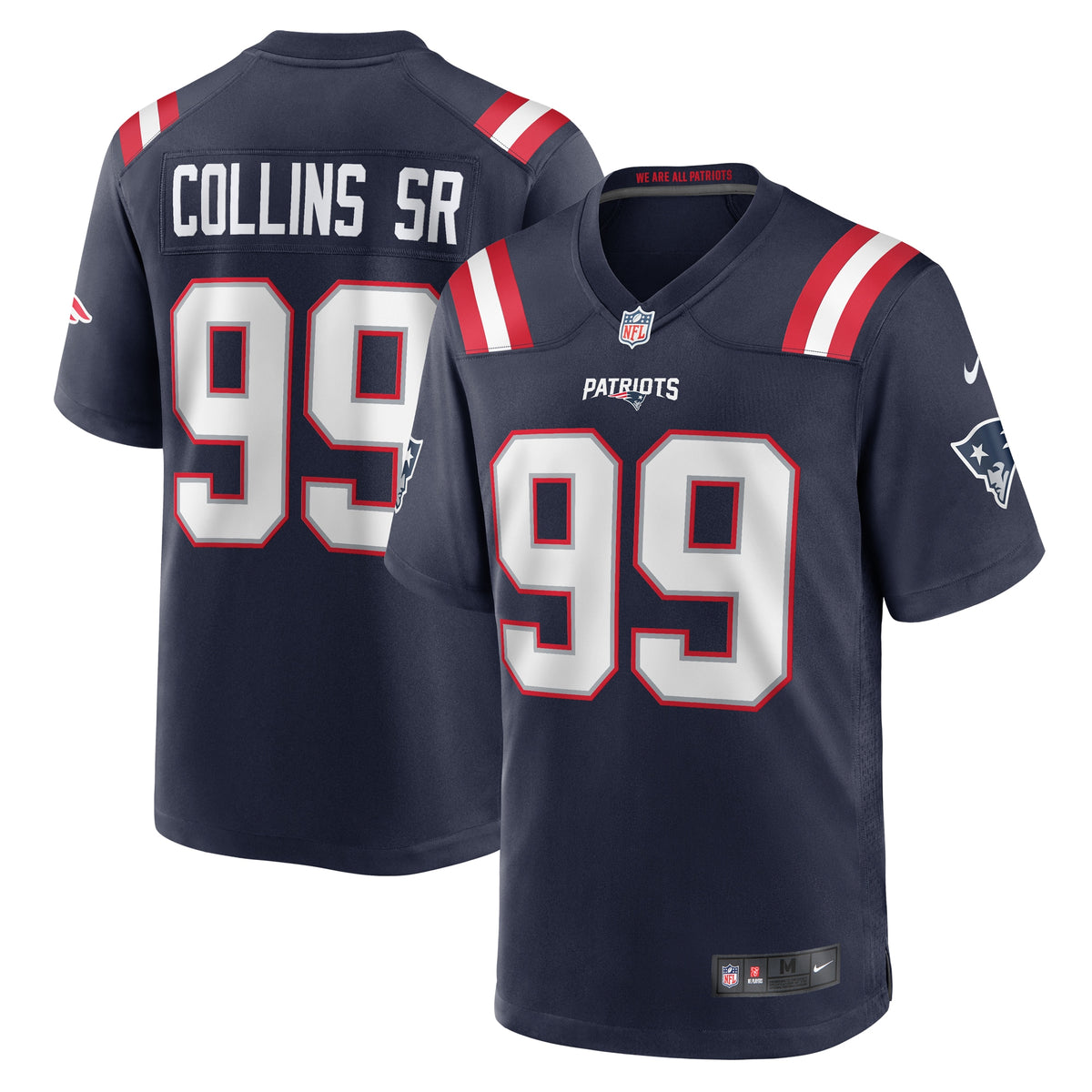 Jamie Collins Sr. New England Patriots Nike Home Game Player Jersey Navy