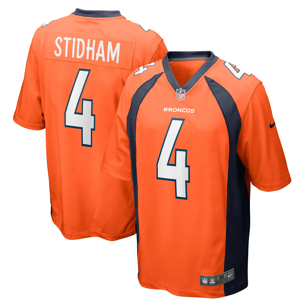 Jarrett Stidham Denver Broncos Nike Game Player Jersey Orange