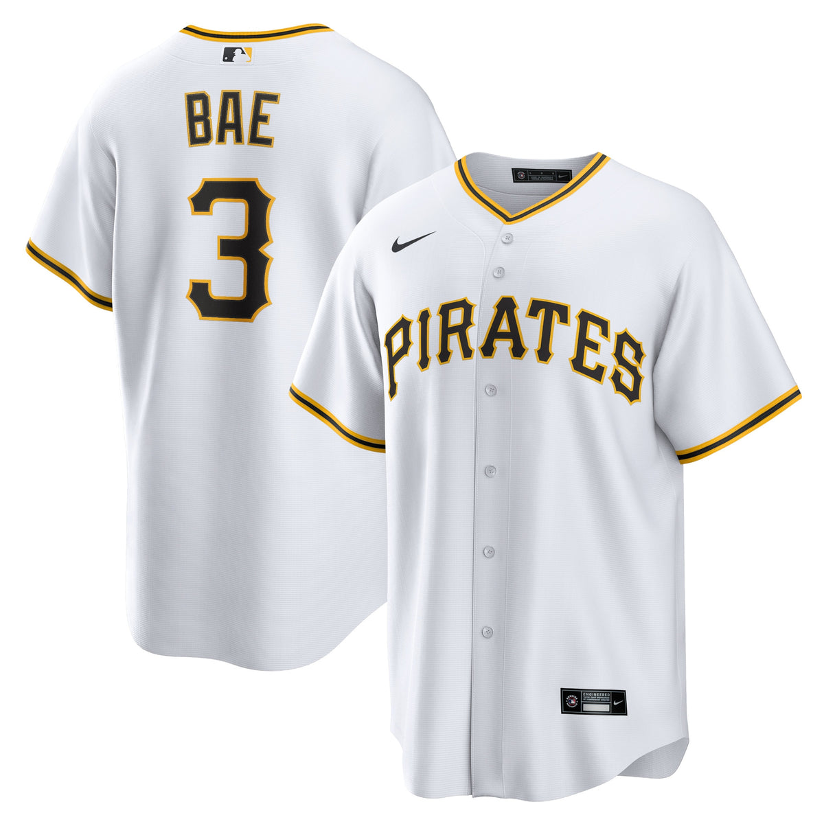 Ji-Hwan Bae Pittsburgh Pirates Nike Replica Player Jersey White