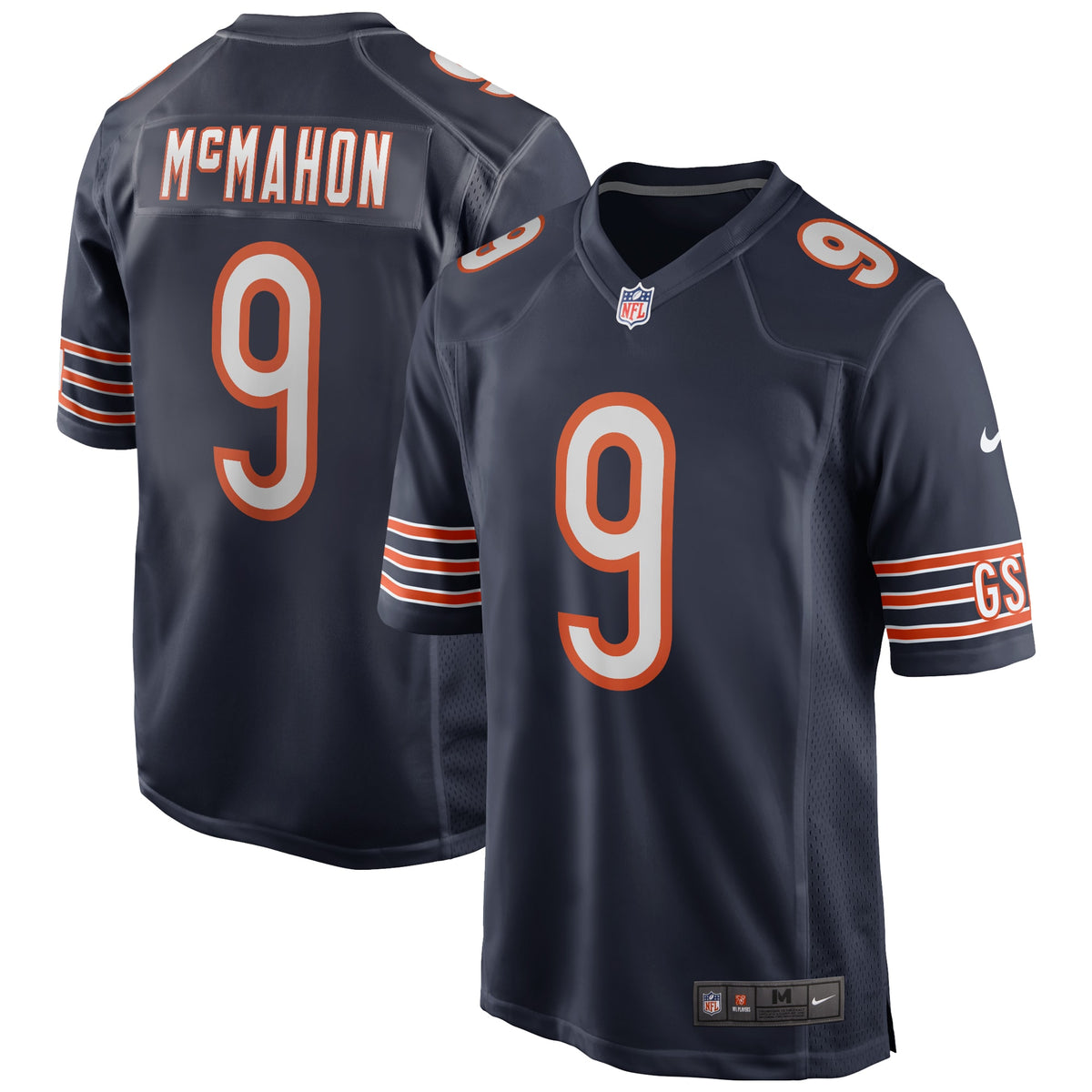 Jim McMahon Chicago Bears Nike Game Retired Player Jersey Navy