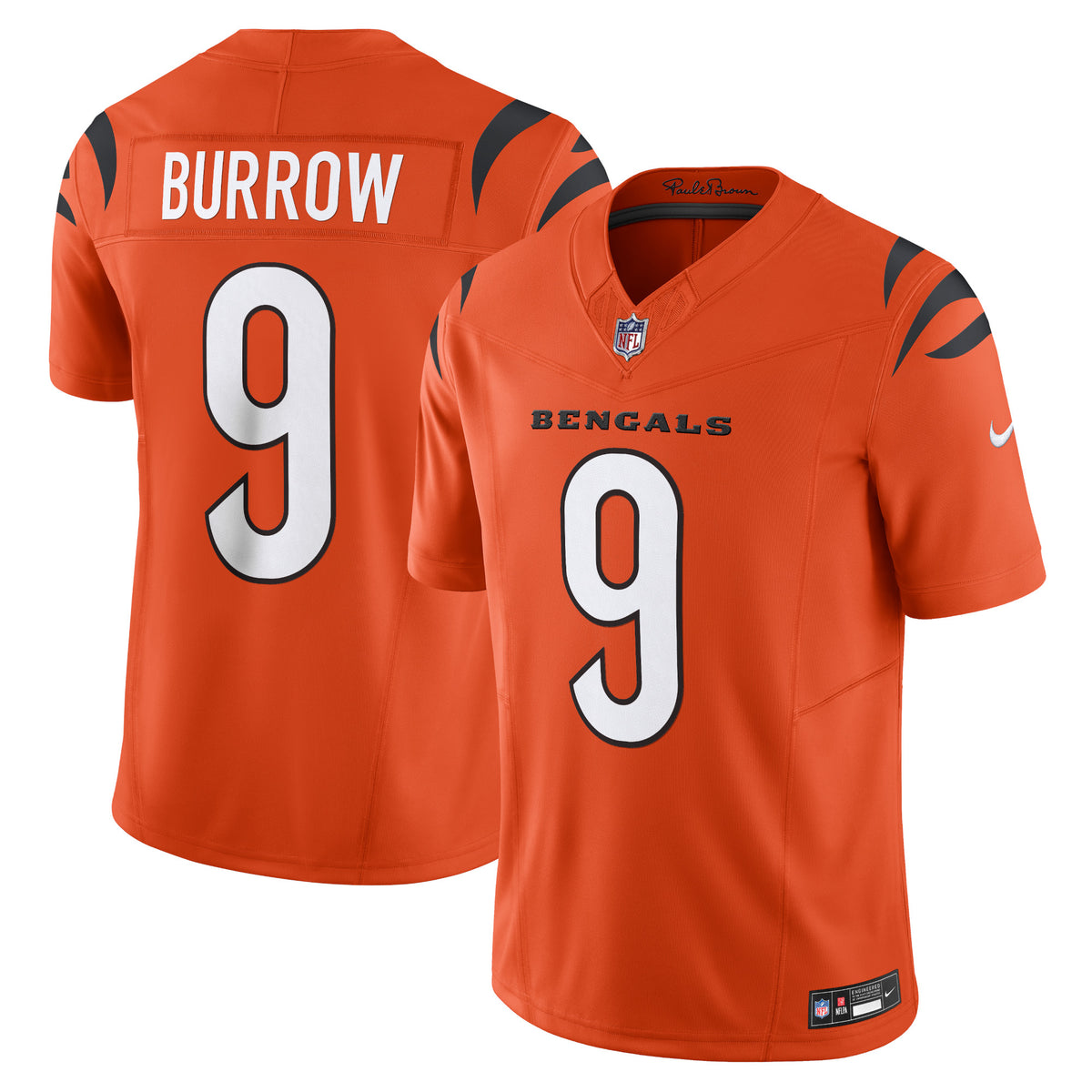 Joe Burrow Cincinnati Bengals Nike Vapor F.U.S.E. Limited Jersey Orange