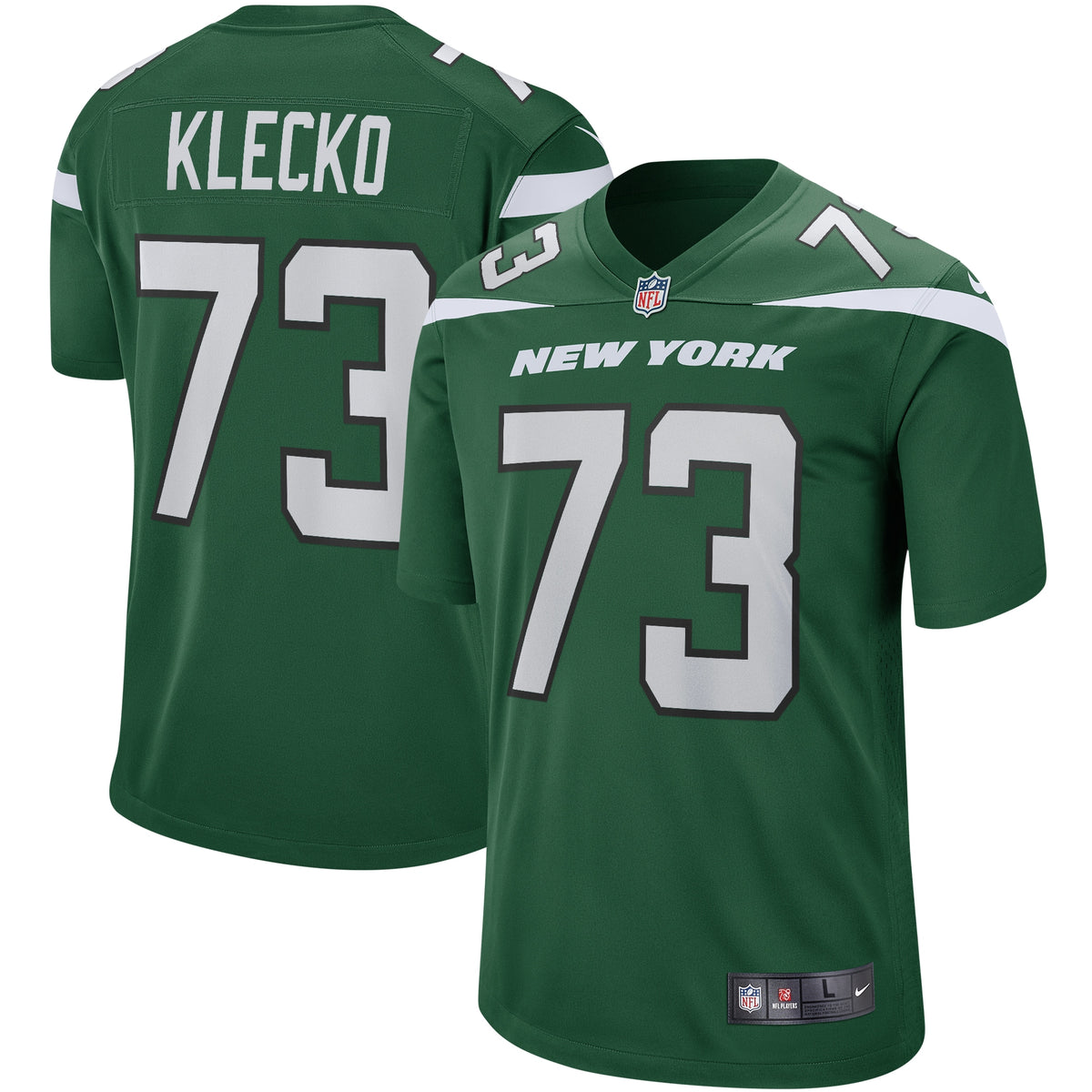 Joe Klecko New York Jets Nike Game Retired Player Jersey Gotham Green