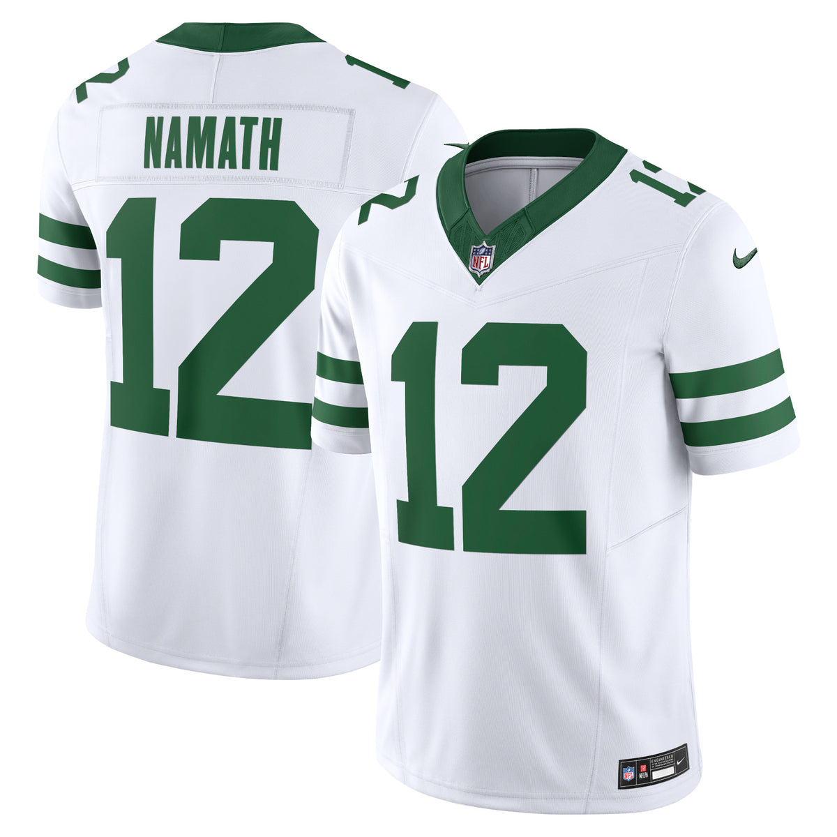 Joe Namath New York Jets Nike Vapor F.U.S.E. Limited Jersey Legacy White