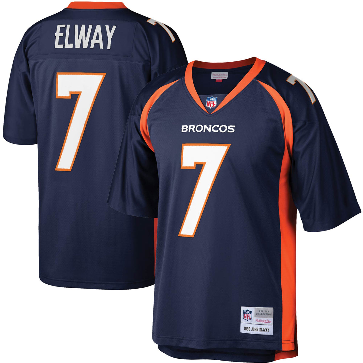 John Elway Denver Broncos Mitchell Ness 1998 Legacy Replica Jersey Navy