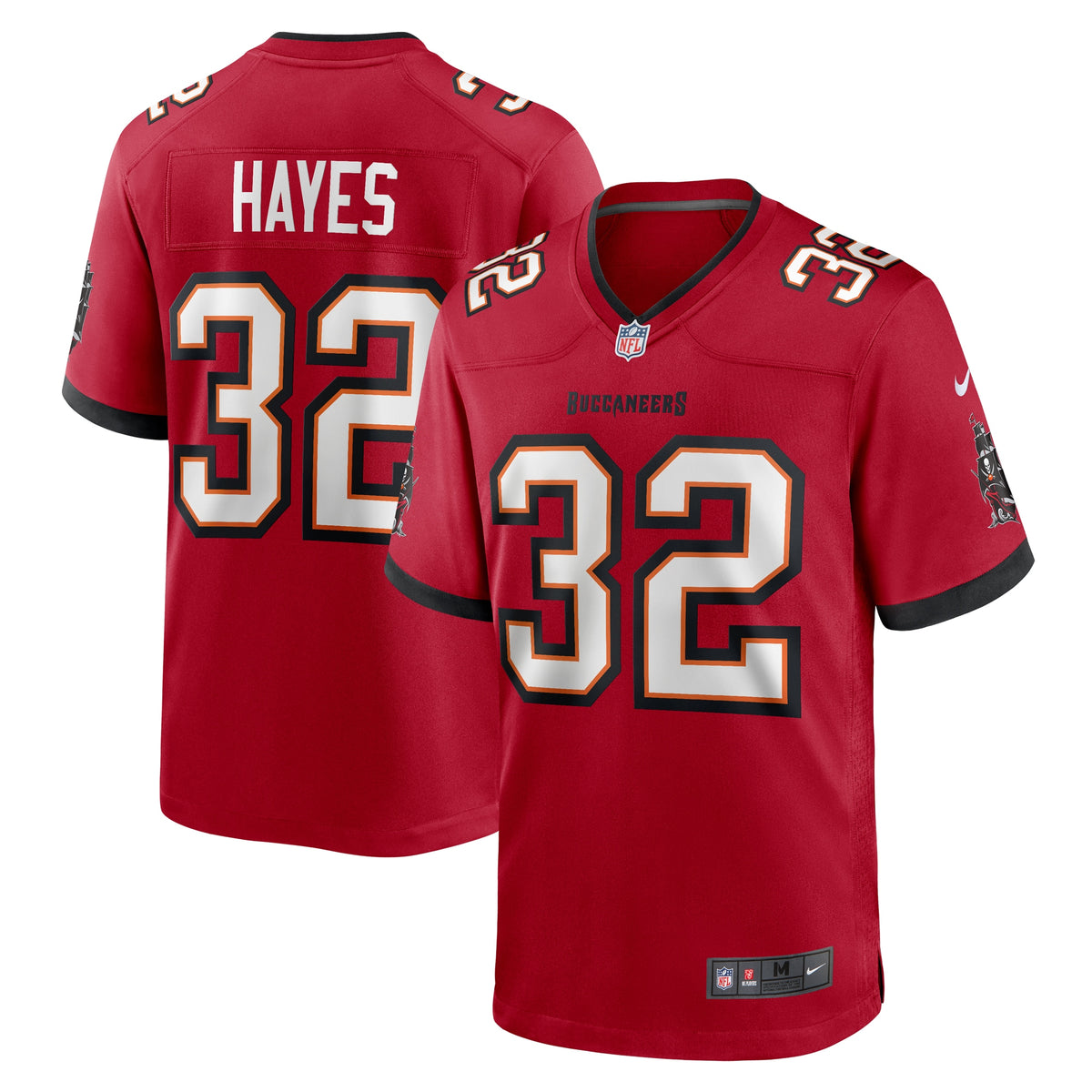 Josh Hayes Tampa Bay Buccaneers Nike Game Jersey Red