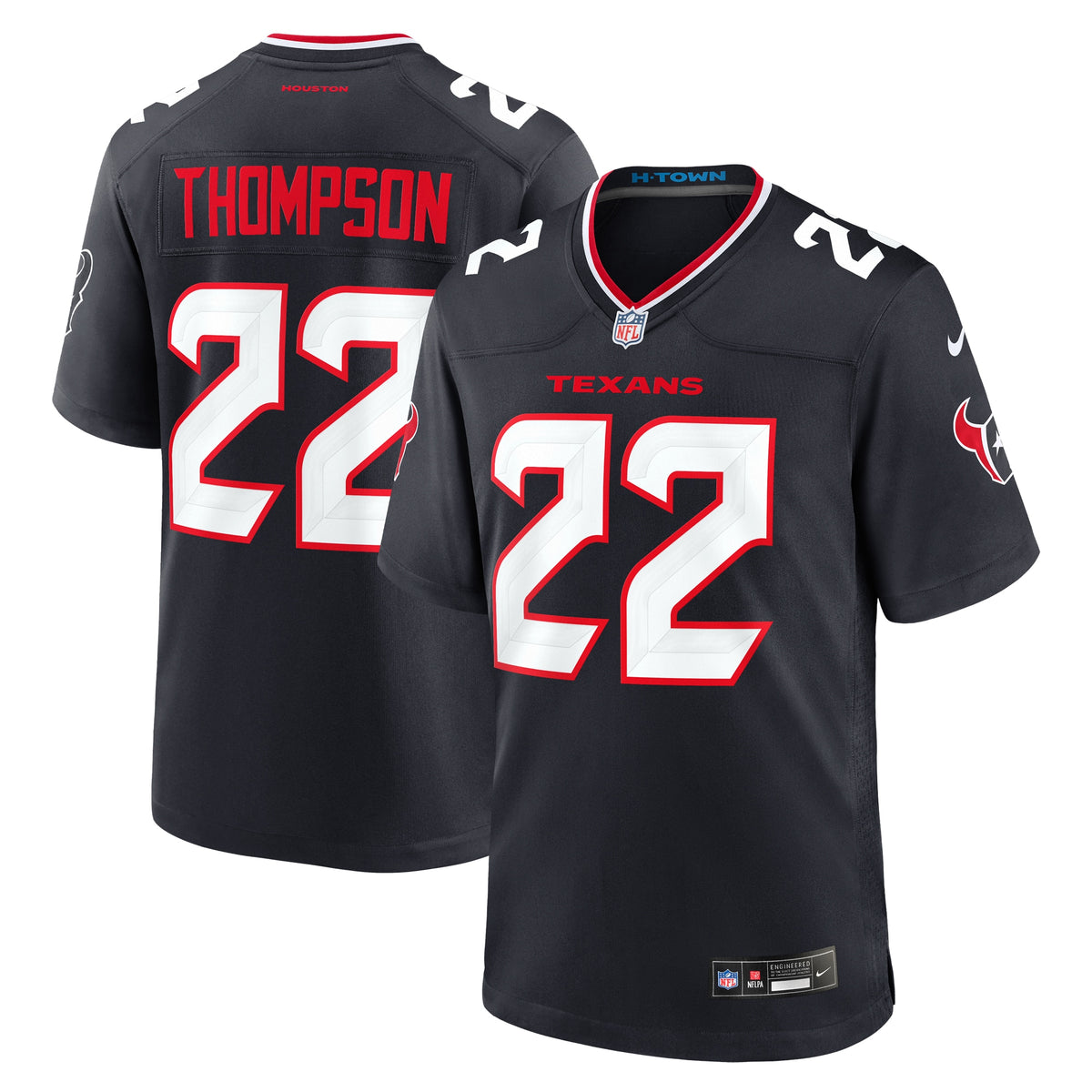 Josh Thompson Houston Texans Nike Team Game Jersey Navy