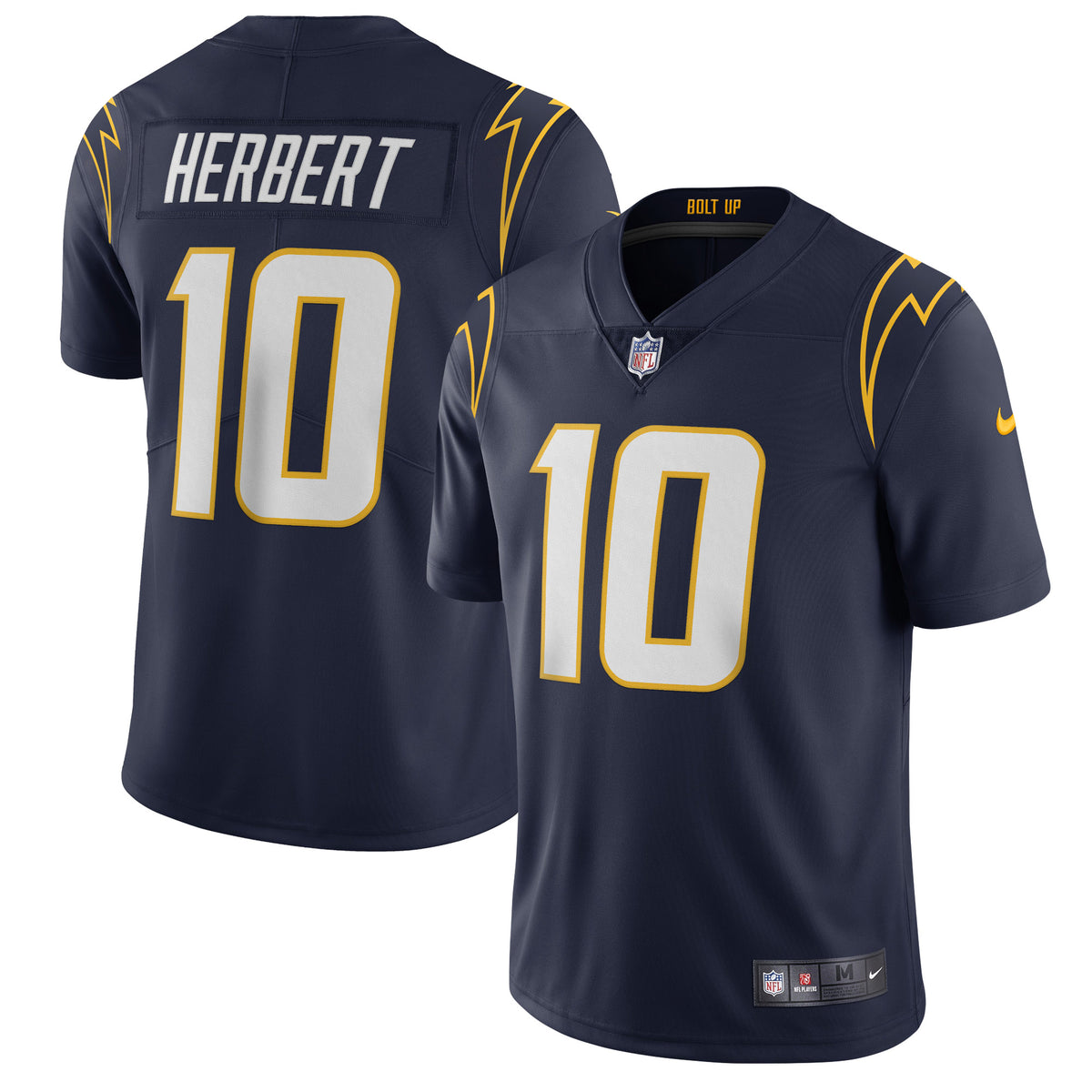 Justin Herbert Los Angeles Chargers Nike Vapor Limited Jersey Navy