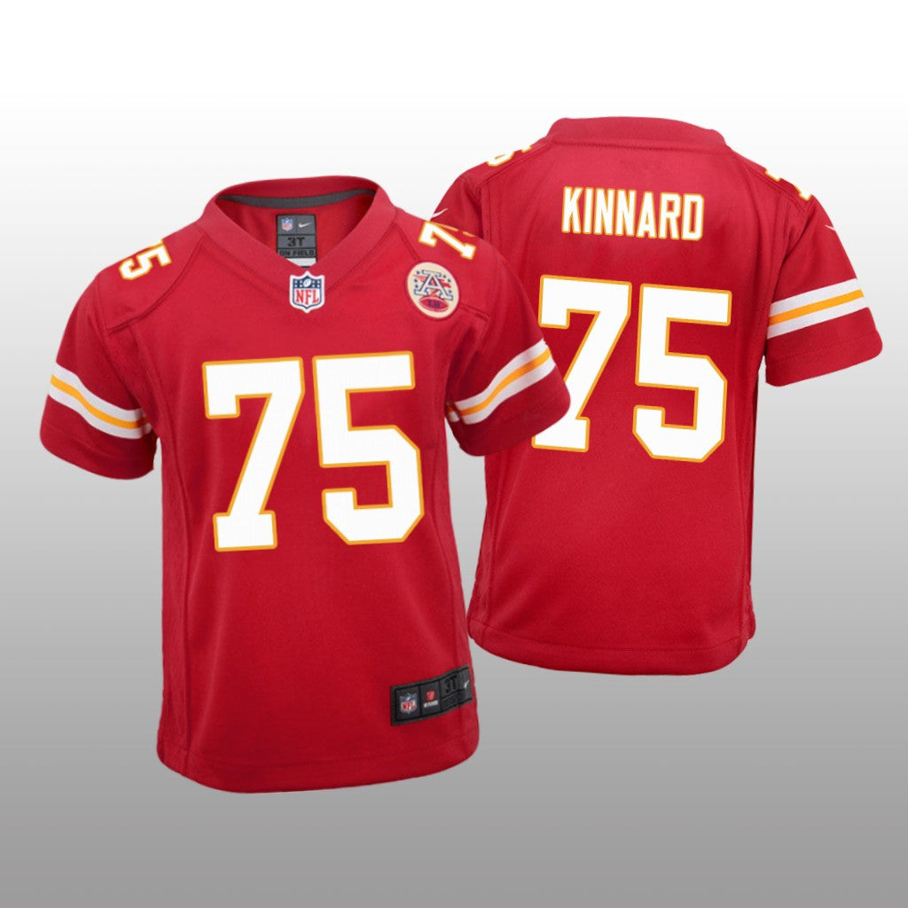 Kansas City Chiefs Darian Kinnard Red Jersey Game Youth