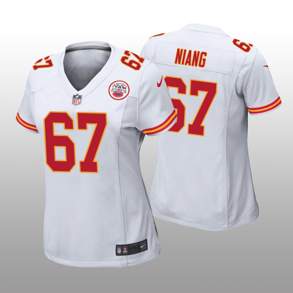 Kansas City Chiefs Lucas Niang White Jersey Game Women's
