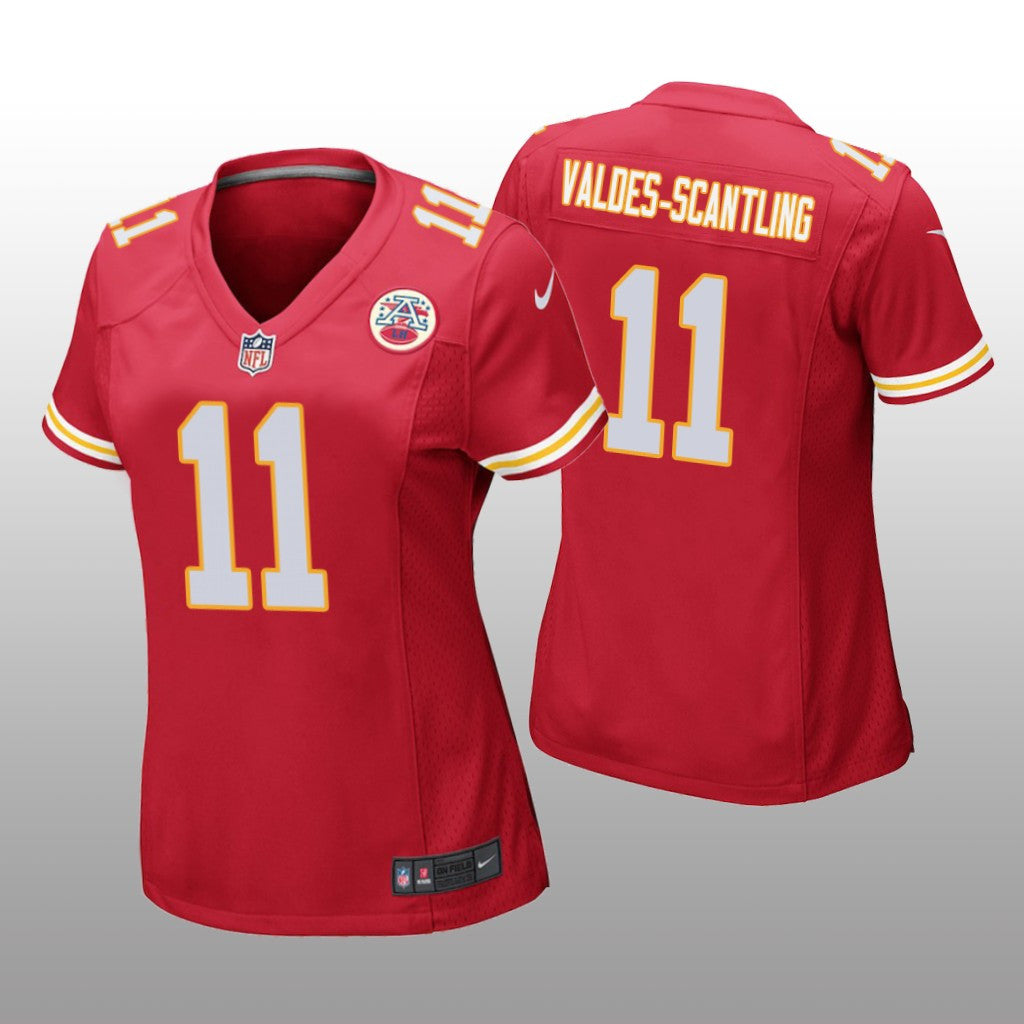 Kansas City Chiefs Marquez Valdes-Scantling Red Jersey Game Women's