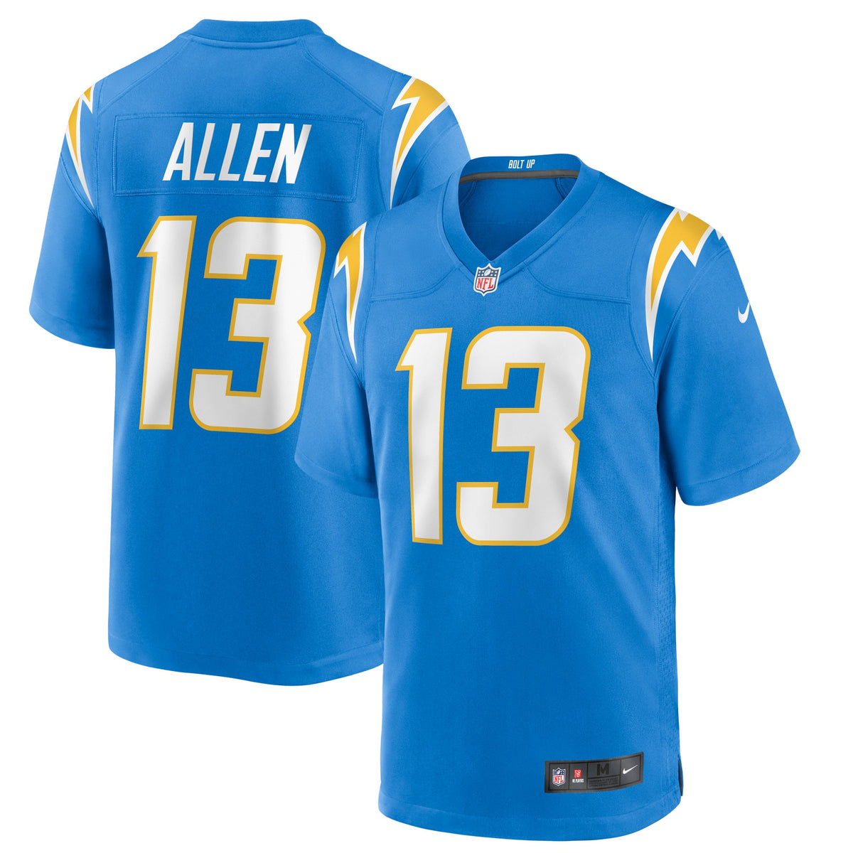 Keenan Allen Los Angeles Chargers Nike Game Player Jersey Powder Blue