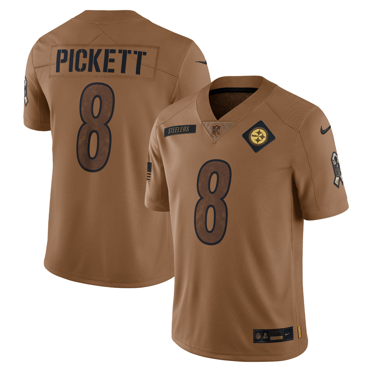 Kenny Pickett Pittsburgh Steelers Nike Women's 2023 Salute To Service Limited Jersey Brown