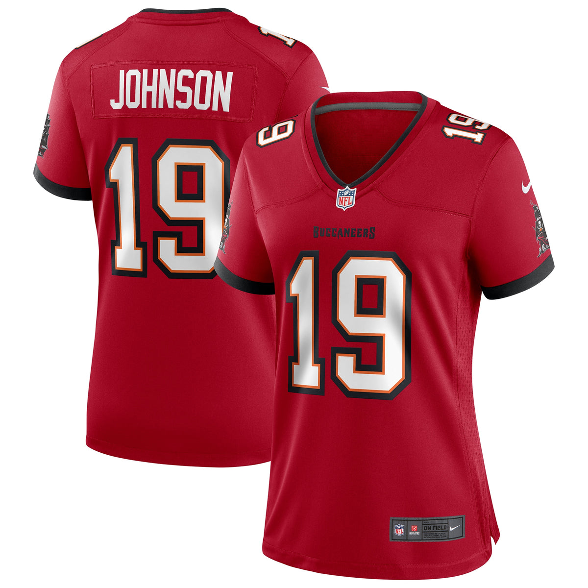 Keyshawn Johnson Tampa Bay Buccaneers Nike Women's Game Retired Player Jersey Red