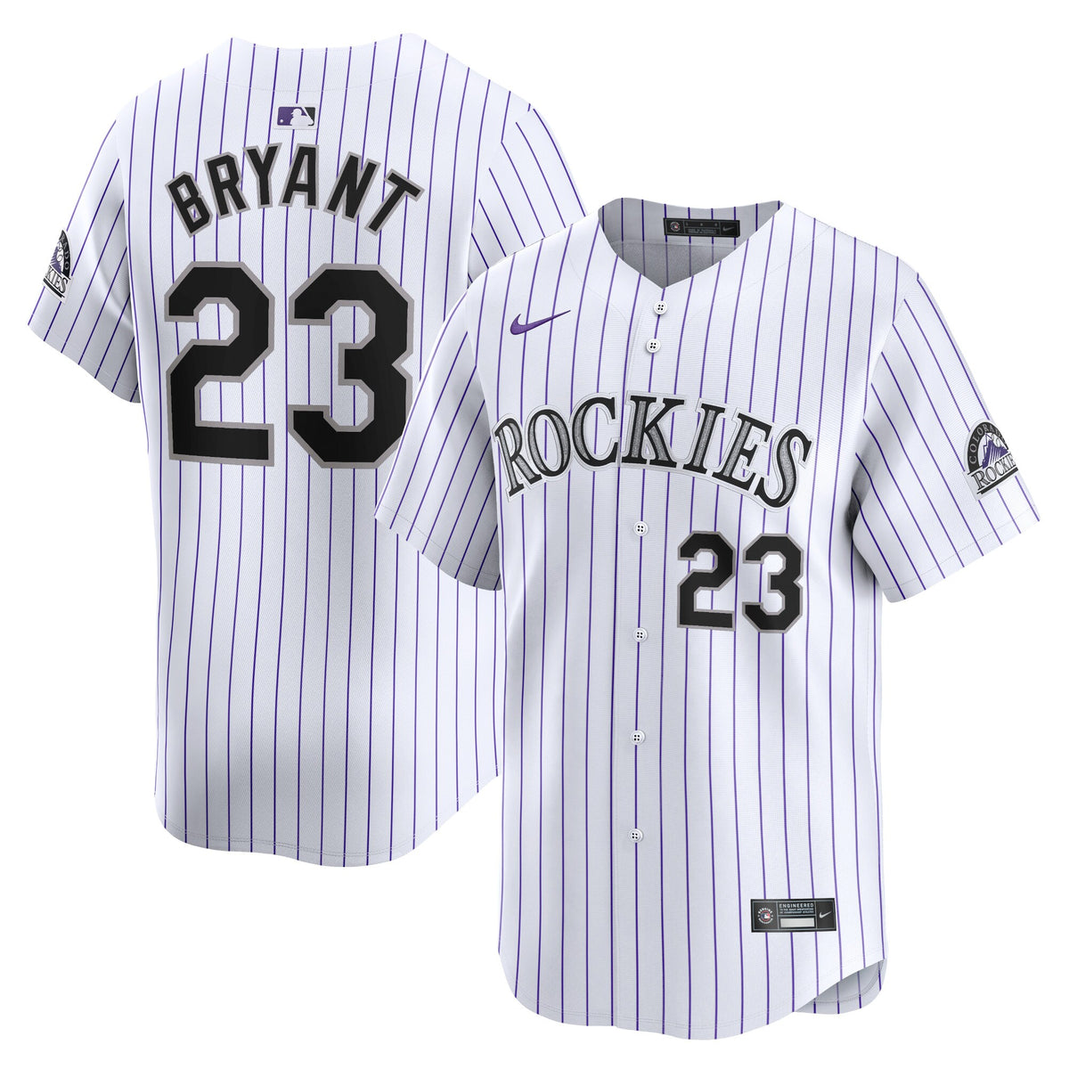Kris Bryant Colorado Rockies Nike Home Limited Player Jersey White