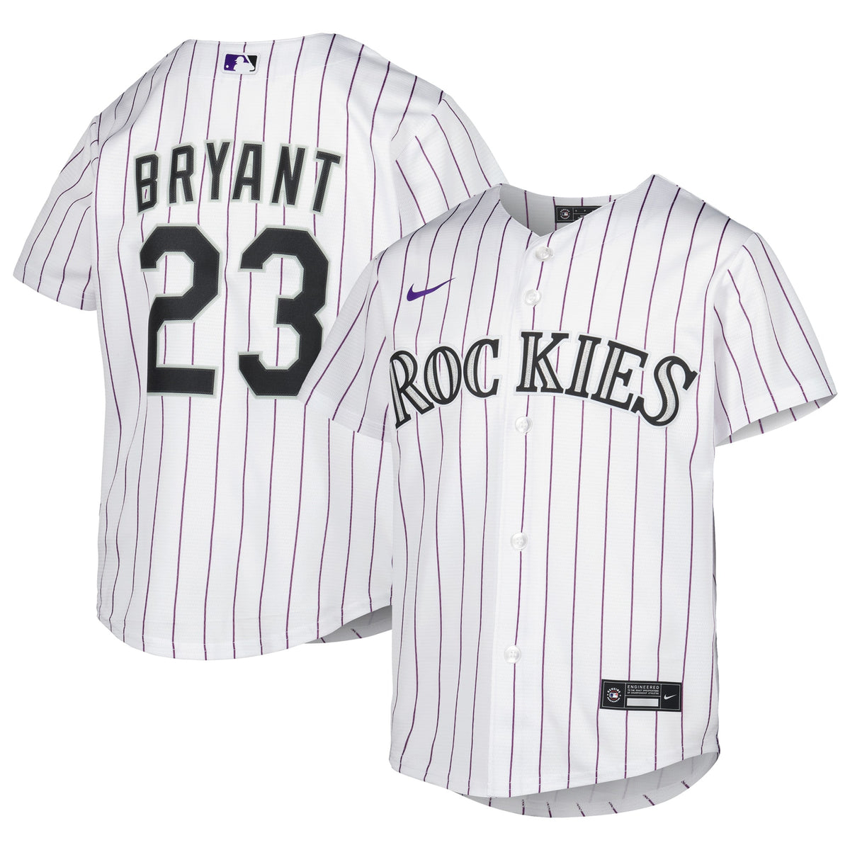 Kris Bryant Colorado Rockies Nike Youth Alternate Replica Player Jersey White