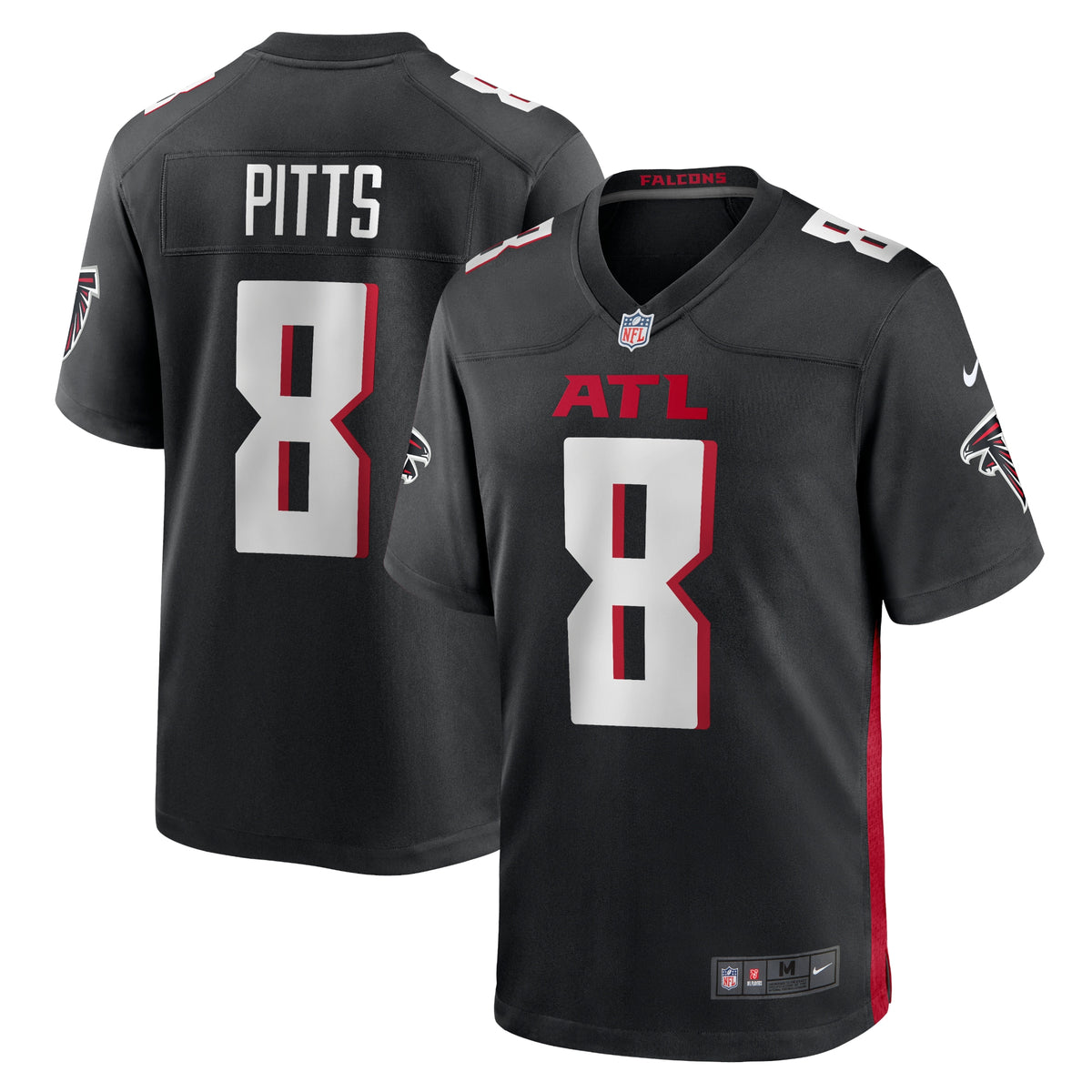 Kyle Pitts Atlanta Falcons Nike Youth Game Jersey Black