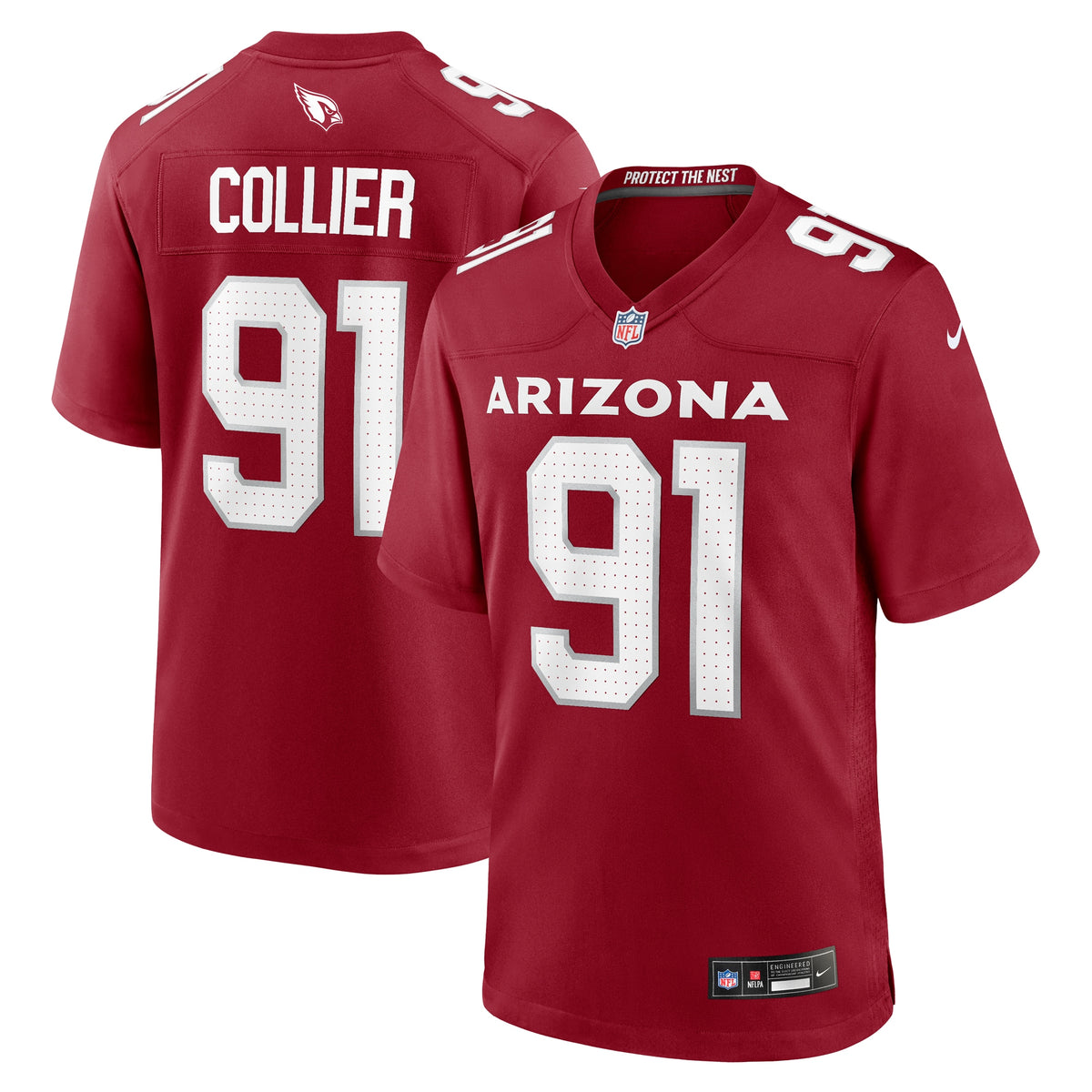 L.J. Collier Arizona Cardinals Nike Game Player Jersey Cardinal