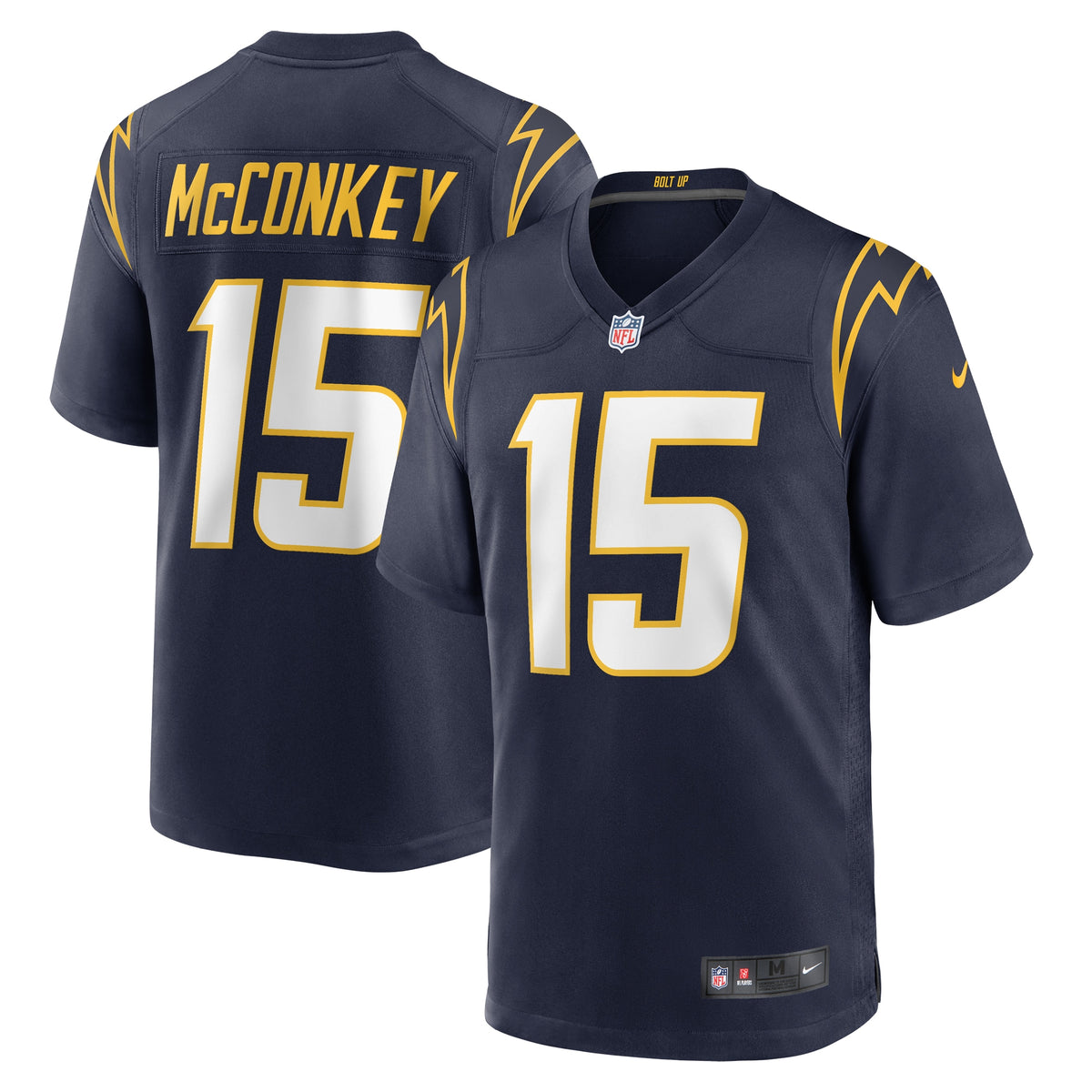 Ladd McConkey Los Angeles Chargers Nike Alternate Game Jersey Navy