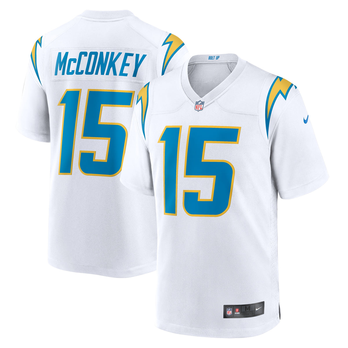 Ladd McConkey Los Angeles Chargers Nike Game Jersey White