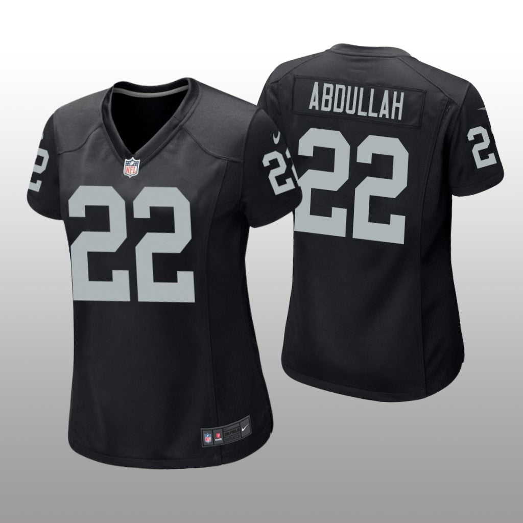 Las Vegas Raiders Ameer Abdullah Black Jersey Game Women's