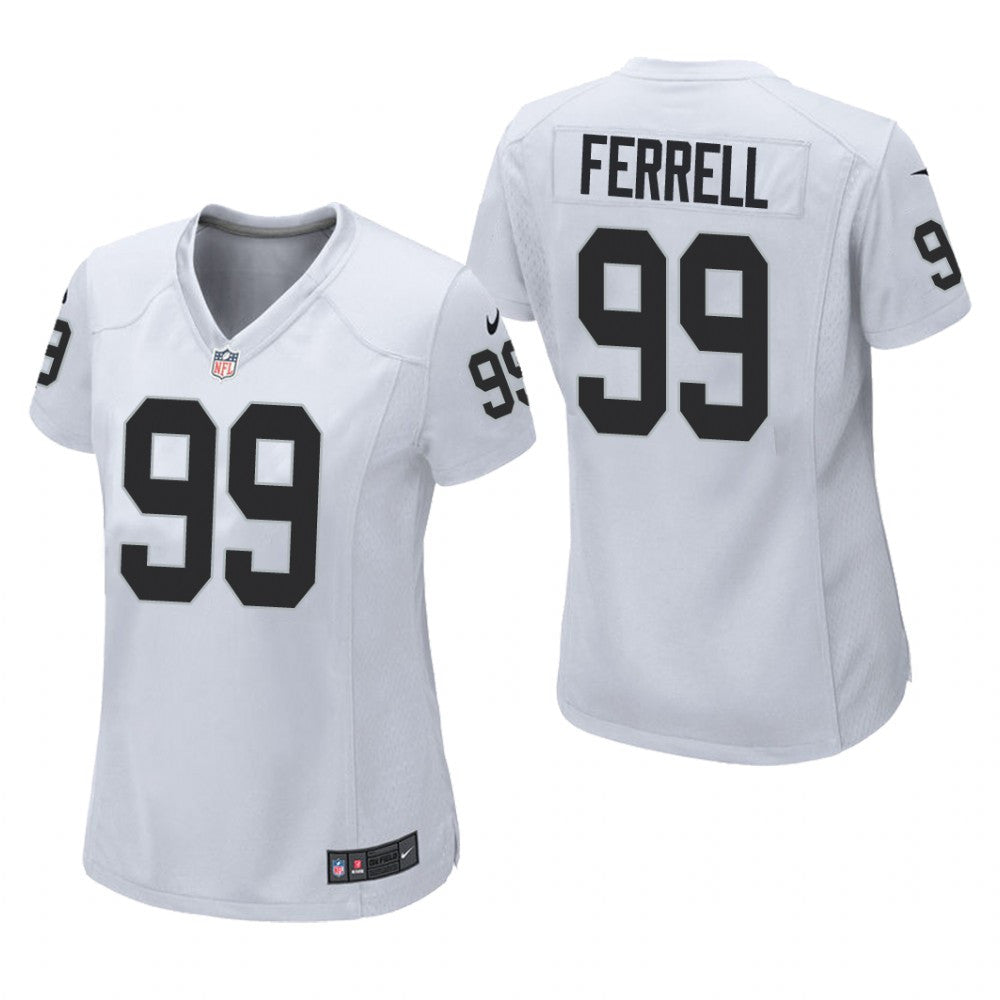 Las Vegas Raiders Clelin Ferrell White Jersey Game Women's