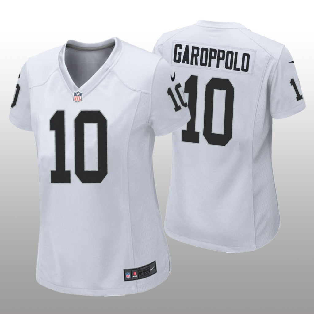 Las Vegas Raiders Jimmy Garoppolo White Jersey Game Women's