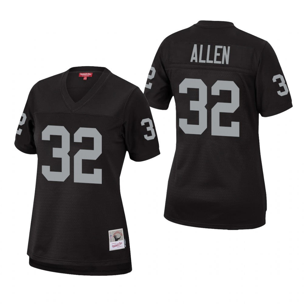 Las Vegas Raiders Marcus Allen Black Jersey Legacy Women's