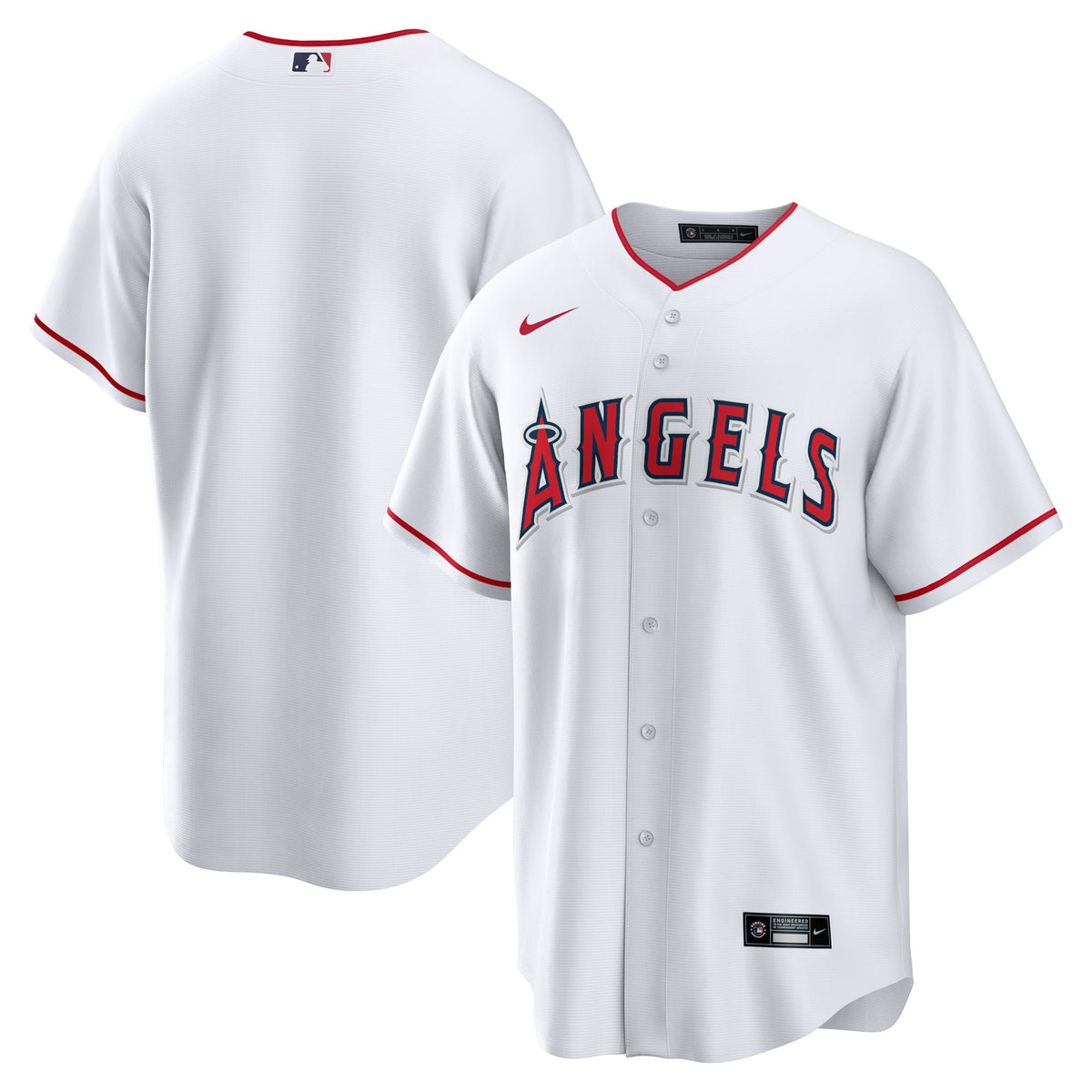 Los Angeles Angels Nike Home Blank Replica Jersey White