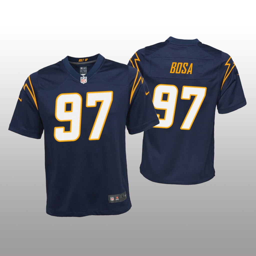 Los Angeles Chargers Joey Bosa Navy Jersey Alternate Game Youth