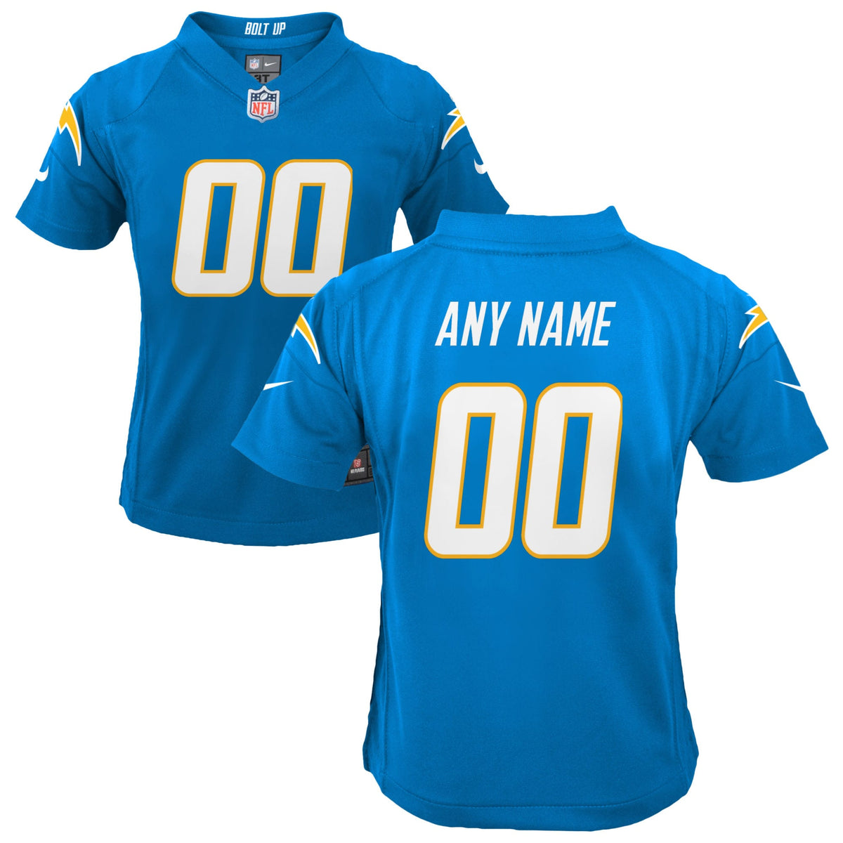Los Angeles Chargers Nike Youth Custom Game Jersey Powder Blue