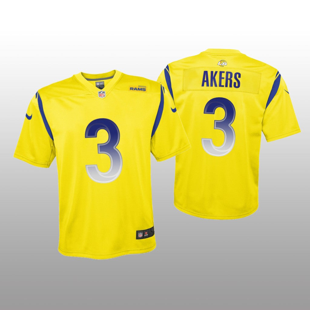 Los Angeles Rams Cam Akers Gold Jersey Inverted Legend Youth