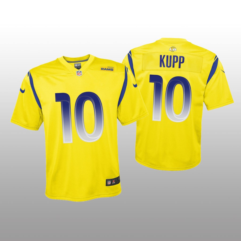 Los Angeles Rams Cooper Kupp Gold Jersey Inverted Legend Youth