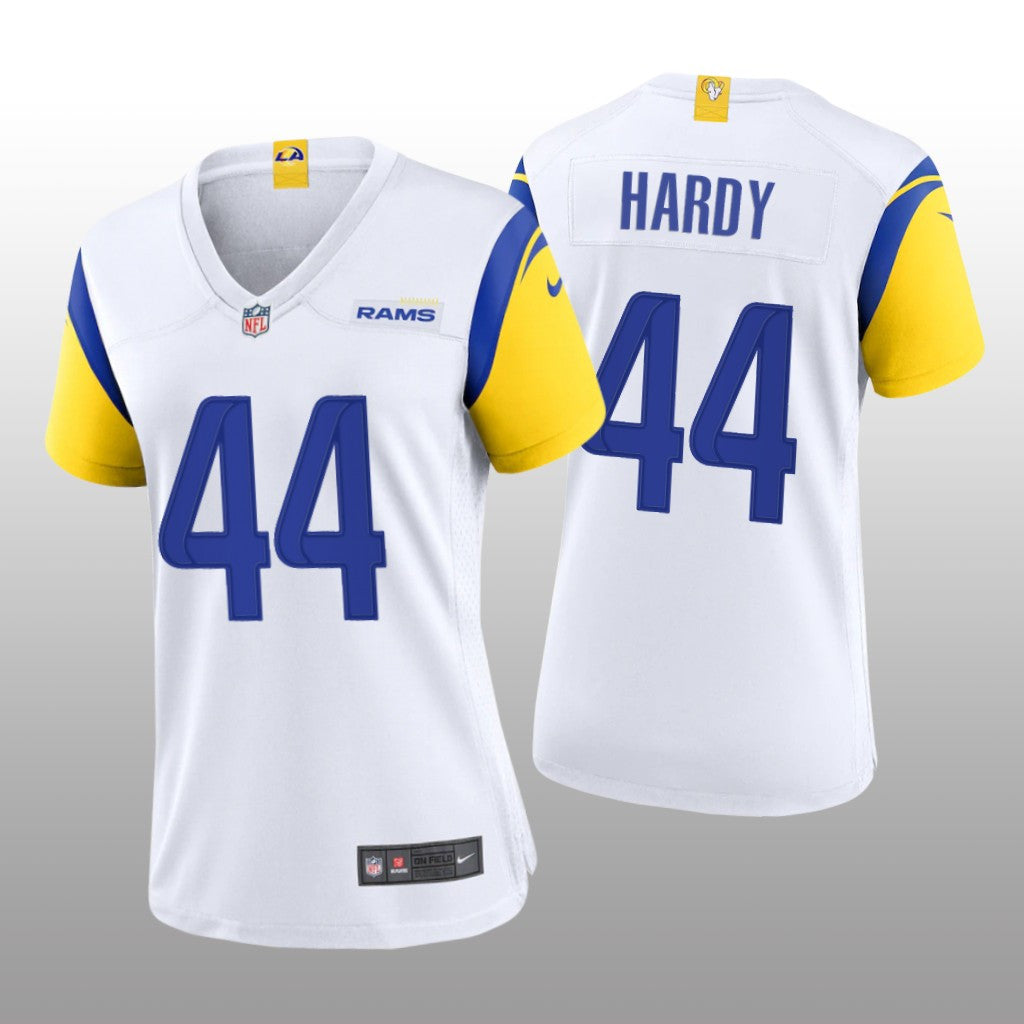 Los Angeles Rams Daniel Hardy White Jersey Alternate Game Women's