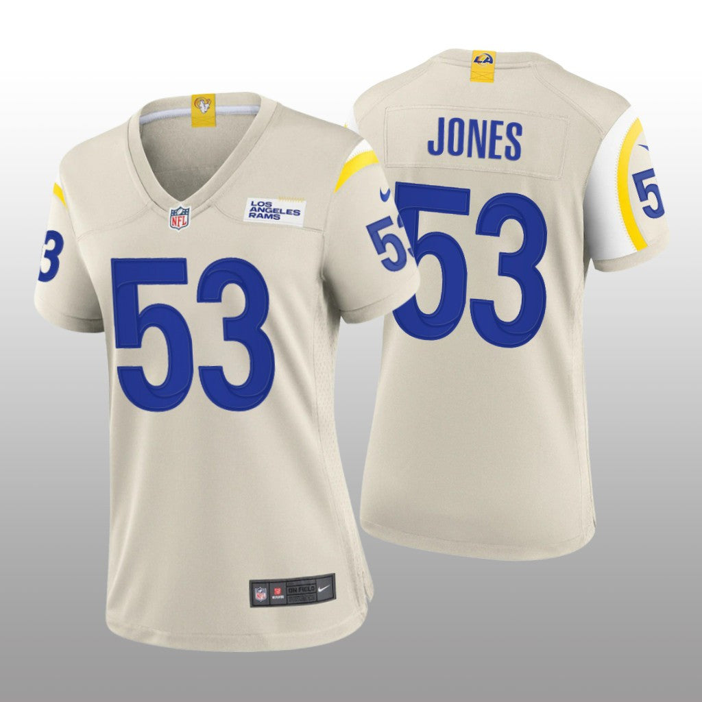 Los Angeles Rams Ernest Jones Bone Jersey Game Women's