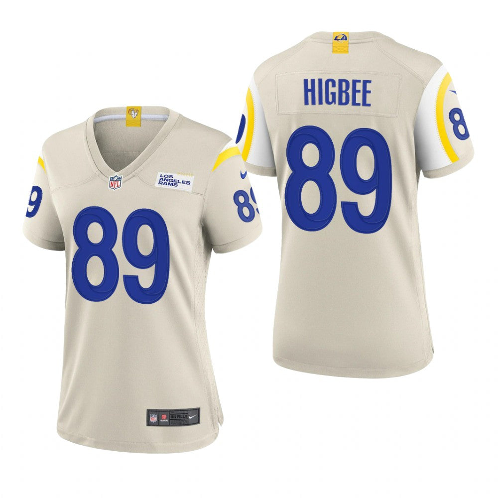 Los Angeles Rams Tyler Higbee Bone Jersey Game Women's