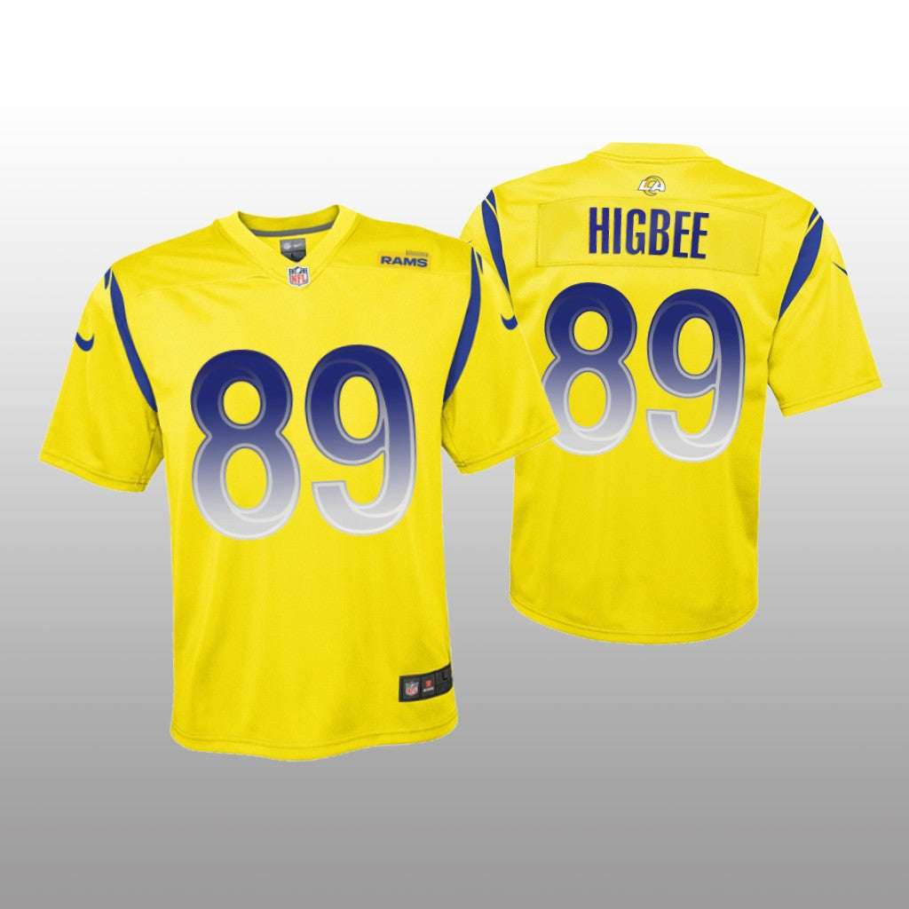 Los Angeles Rams Tyler Higbee Gold Jersey Inverted Legend Youth