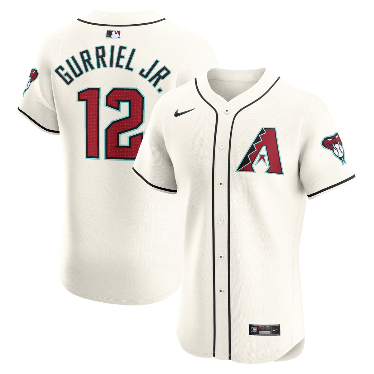 Lourdes Gurriel Jr. Arizona Diamondbacks Nike Home Elite Player Jersey White