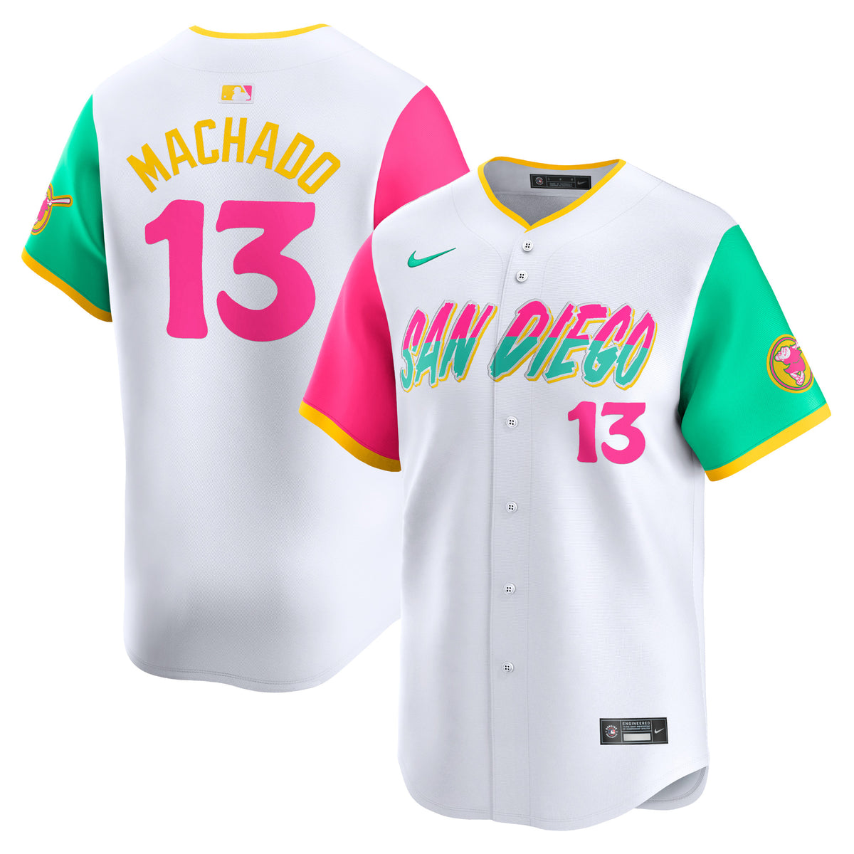 Manny Machado San Diego Padres Nike City Connect Limited Player Jersey White