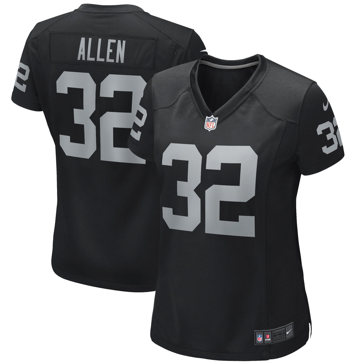Marcus Allen Las Vegas Raiders Nike Women's Game Retired Player Jersey Black