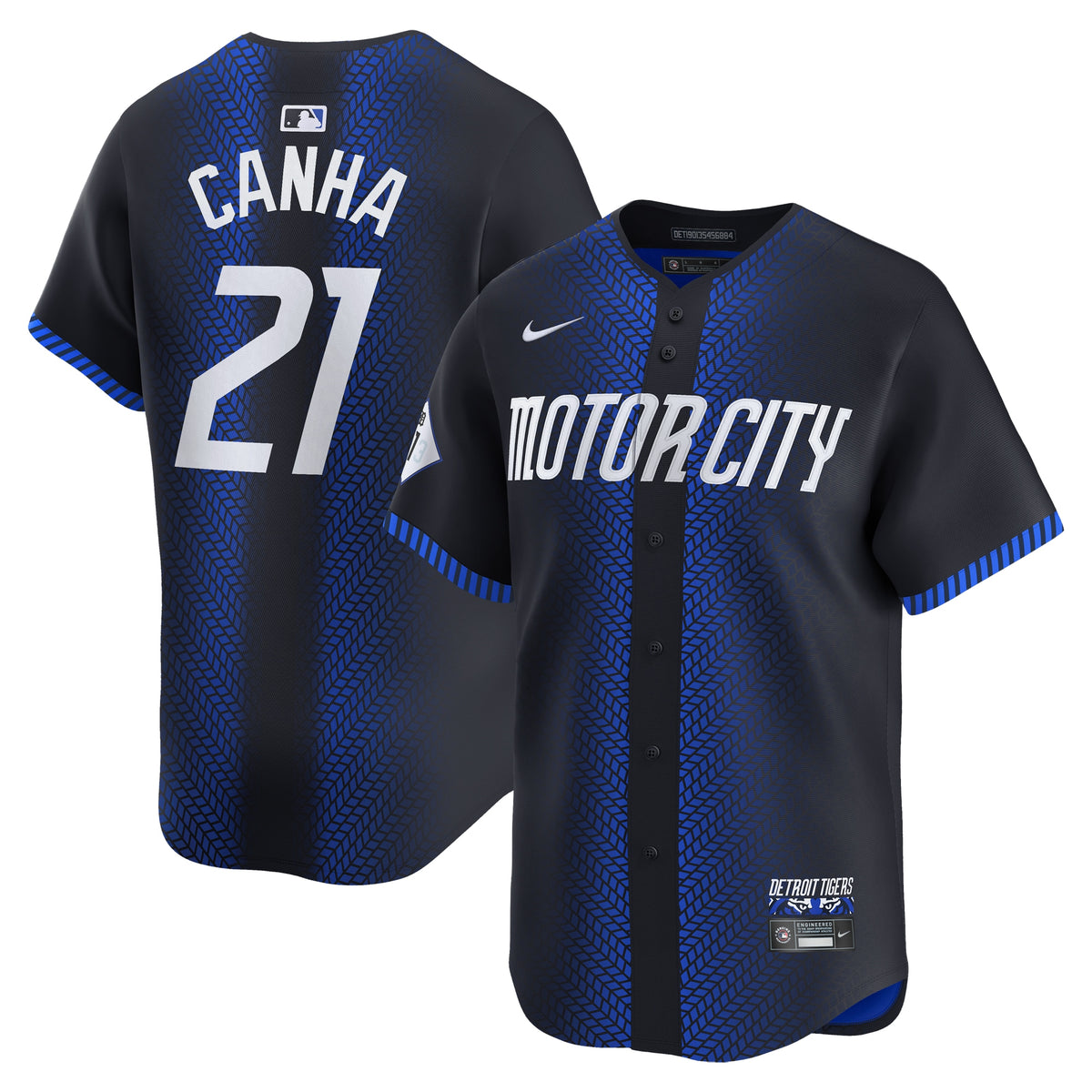 Mark Canha Detroit Tigers Nike 2024 City Connect Limited Jersey Navy
