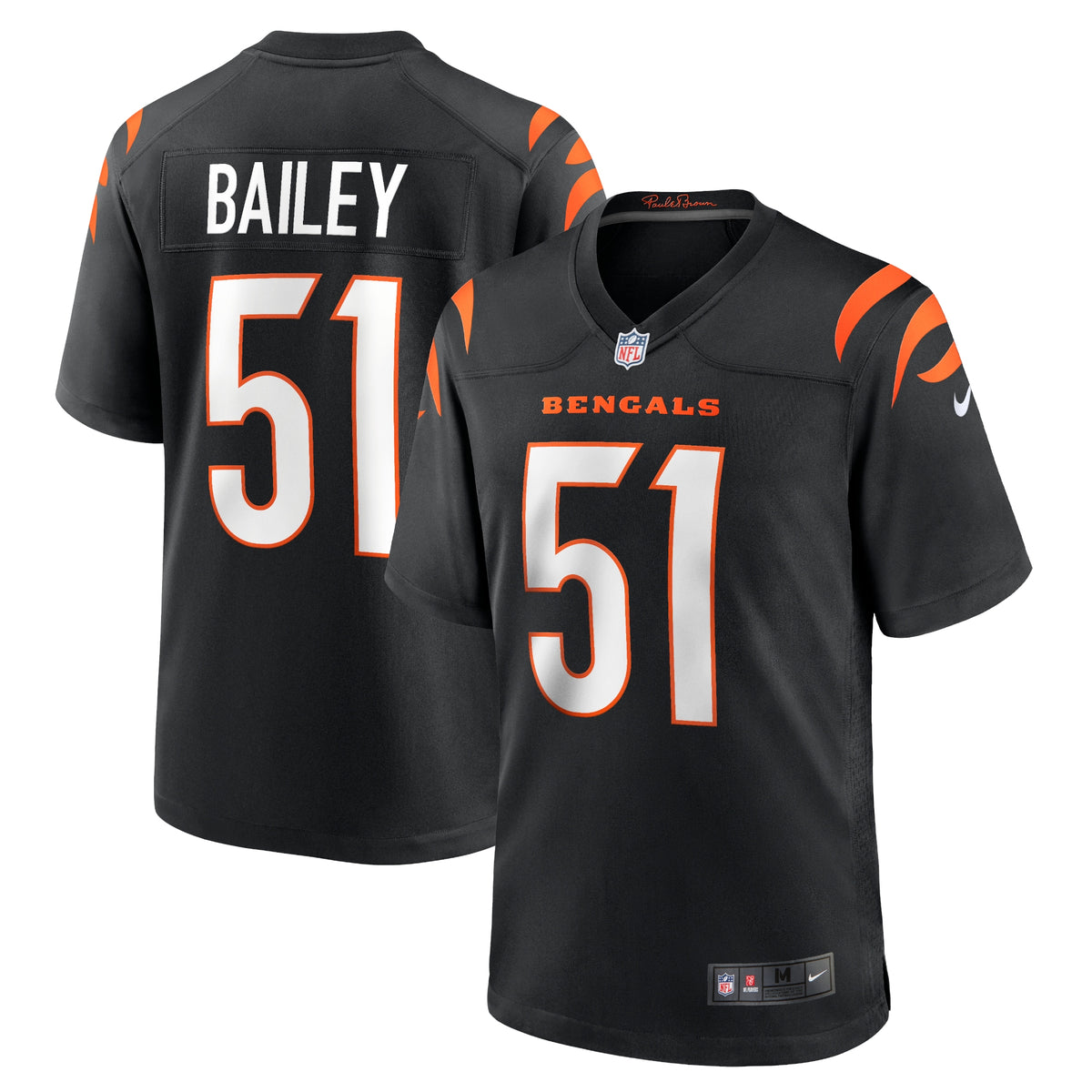 Markus Bailey Cincinnati Bengals Nike Game Jersey Black